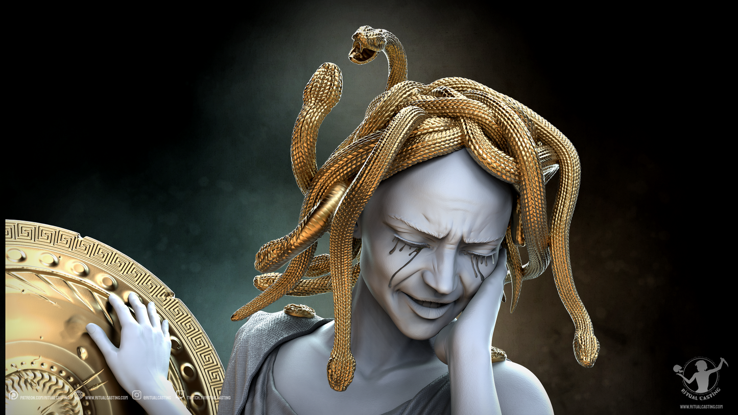 Medusa Statue