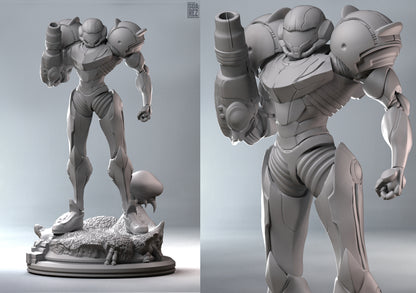 Samus Aran Statue