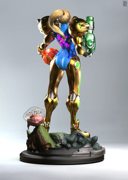 Samus Aran Statue