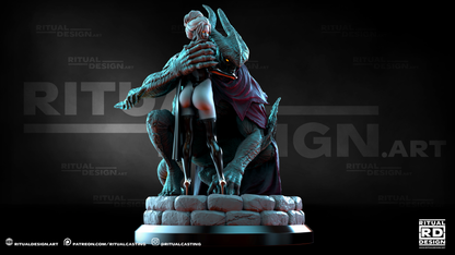 Miah And Korg Statue