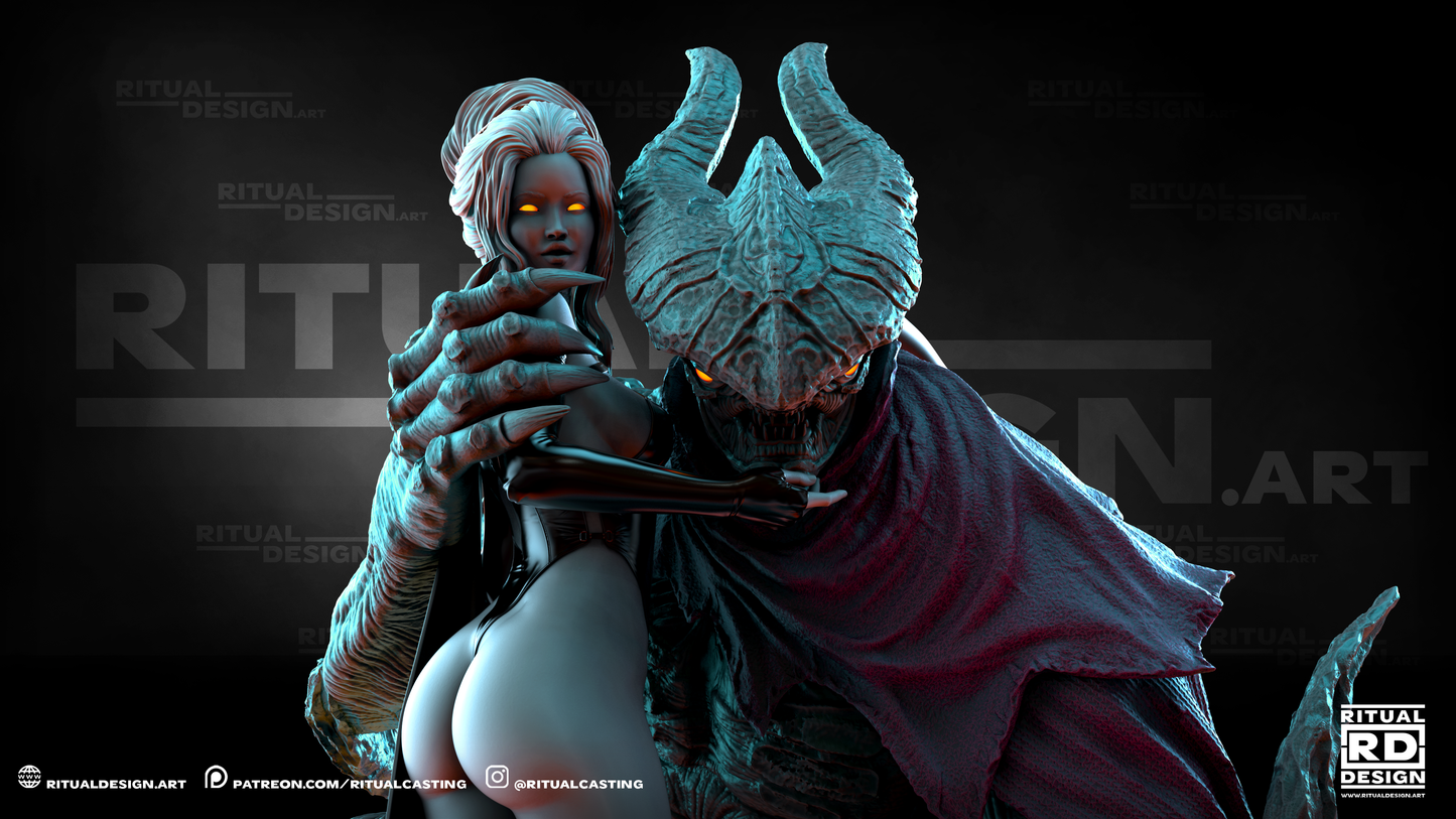 Miah And Korg Statue