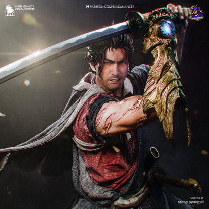 Miyamoto Musashi Statue 3D-Printed Kit