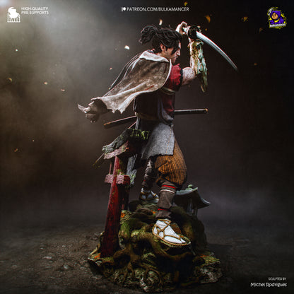 Miyamoto Musashi Statue 3D-Printed Kit