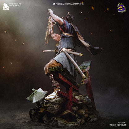 Miyamoto Musashi Statue 3D-Printed Kit