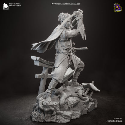 Miyamoto Musashi Statue 3D-Printed Kit