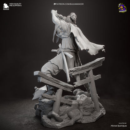 Miyamoto Musashi Statue 3D-Printed Kit