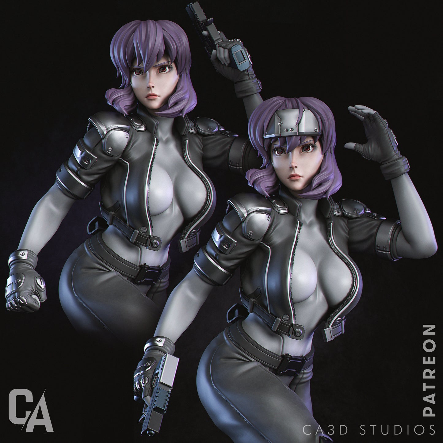 Motoko Kusanagi Statue