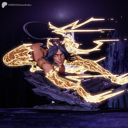 Yoruichi Shihōin Statue 3D-Printed Kit