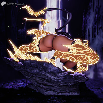 Yoruichi Shihōin Statue 3D-Printed Kit