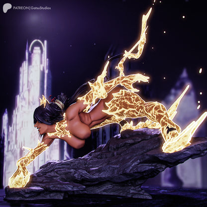 Yoruichi Shihōin Statue 3D-Printed Kit