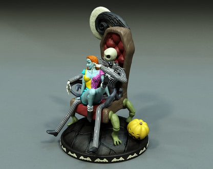 Jack & Sally Statue