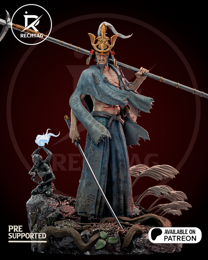 Isshin Ashina Statue 3D-Printed Kit
