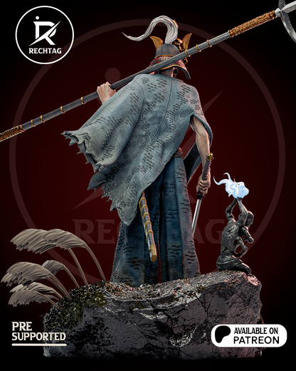 Isshin Ashina Statue 3D-Printed Kit