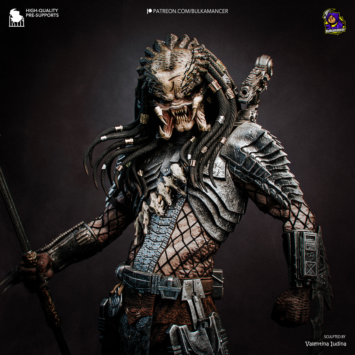 Predator Statue 3D-Printed Kit