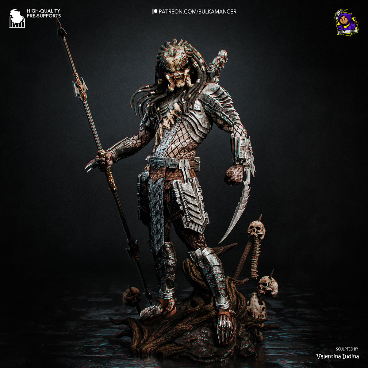 Predator Statue 3D-Printed Kit