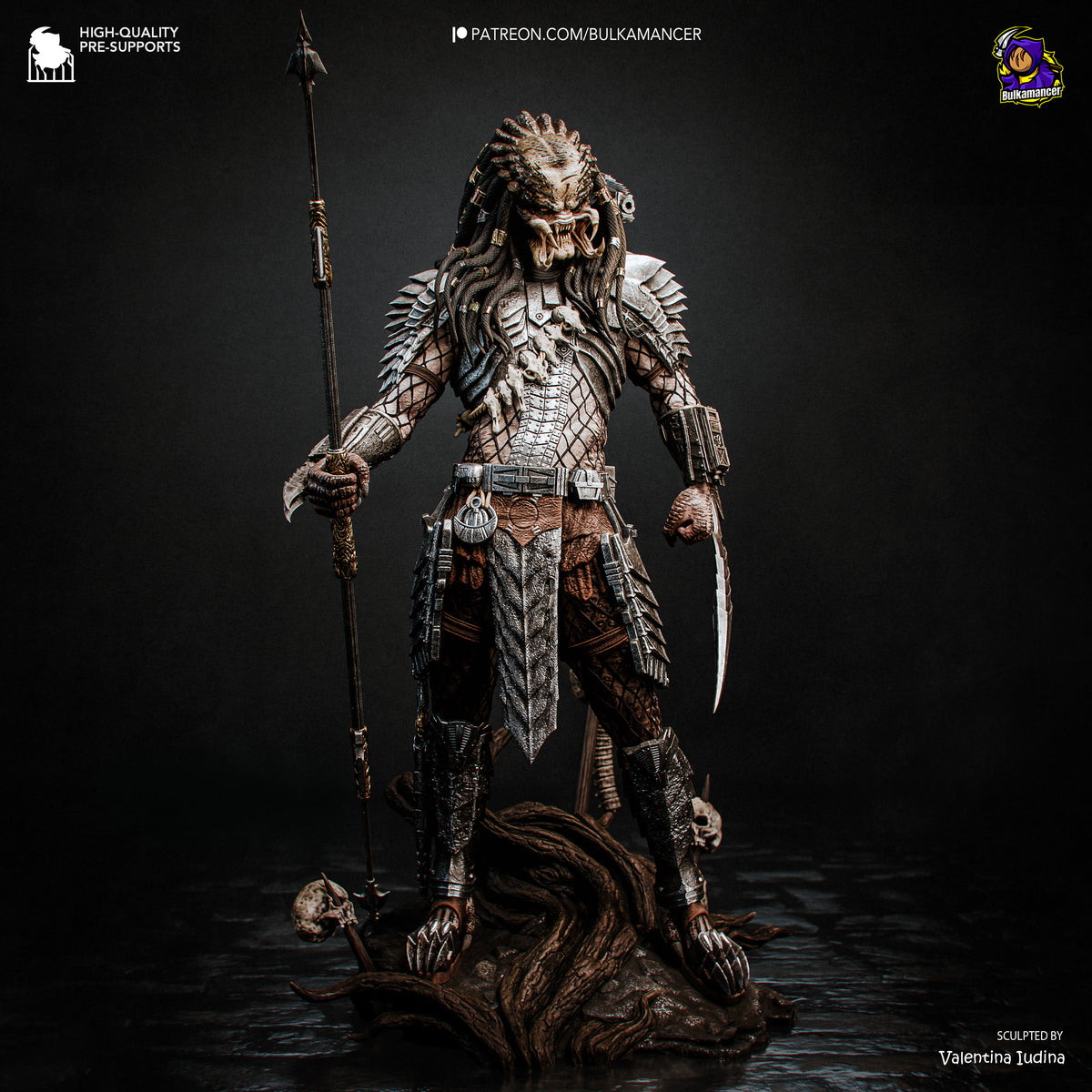 Predator Statue 3D-Printed Kit