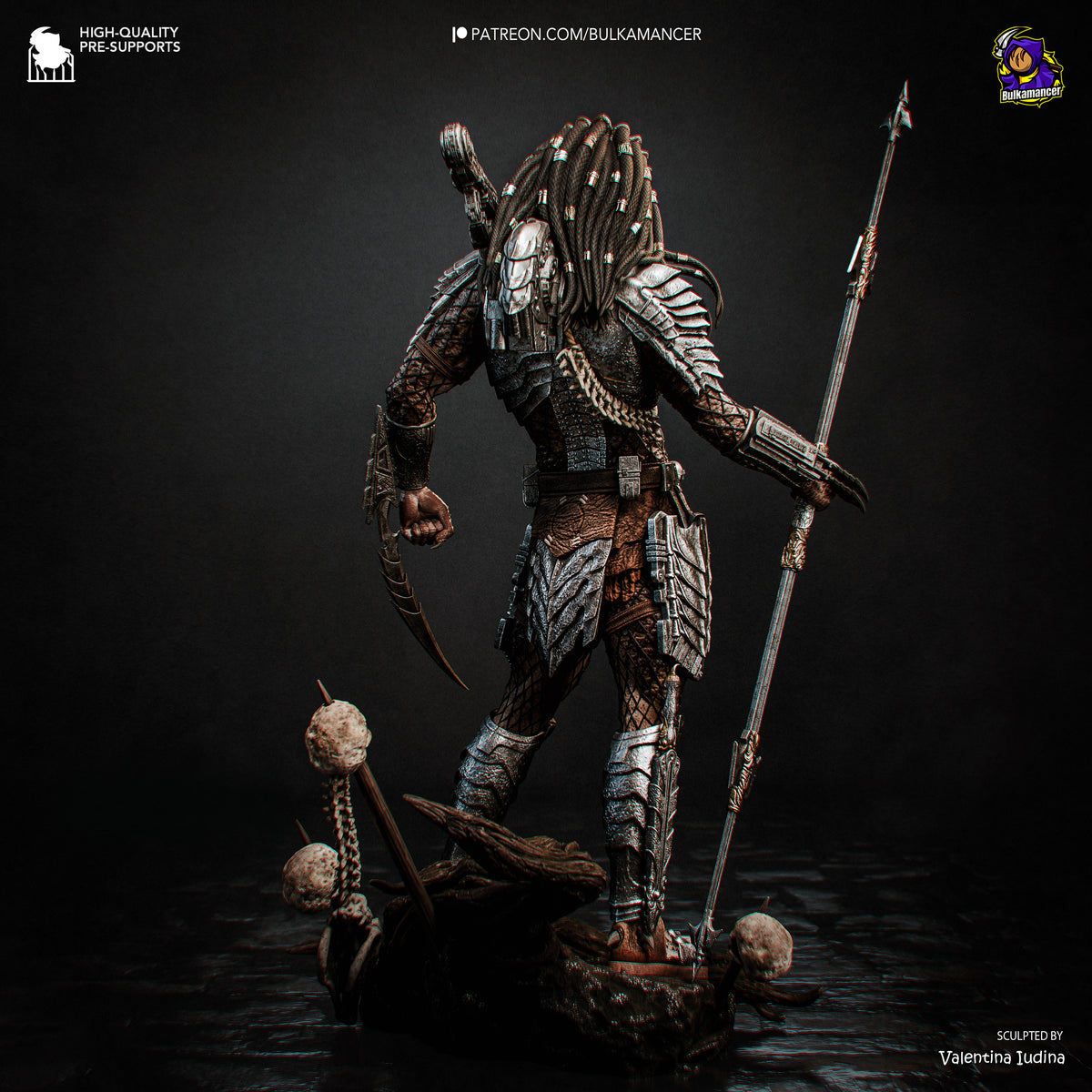 Predator Statue 3D-Printed Kit