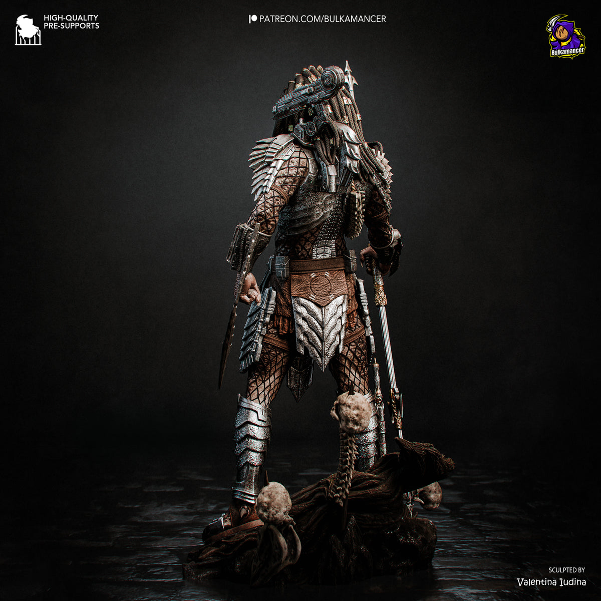 Predator Statue 3D-Printed Kit