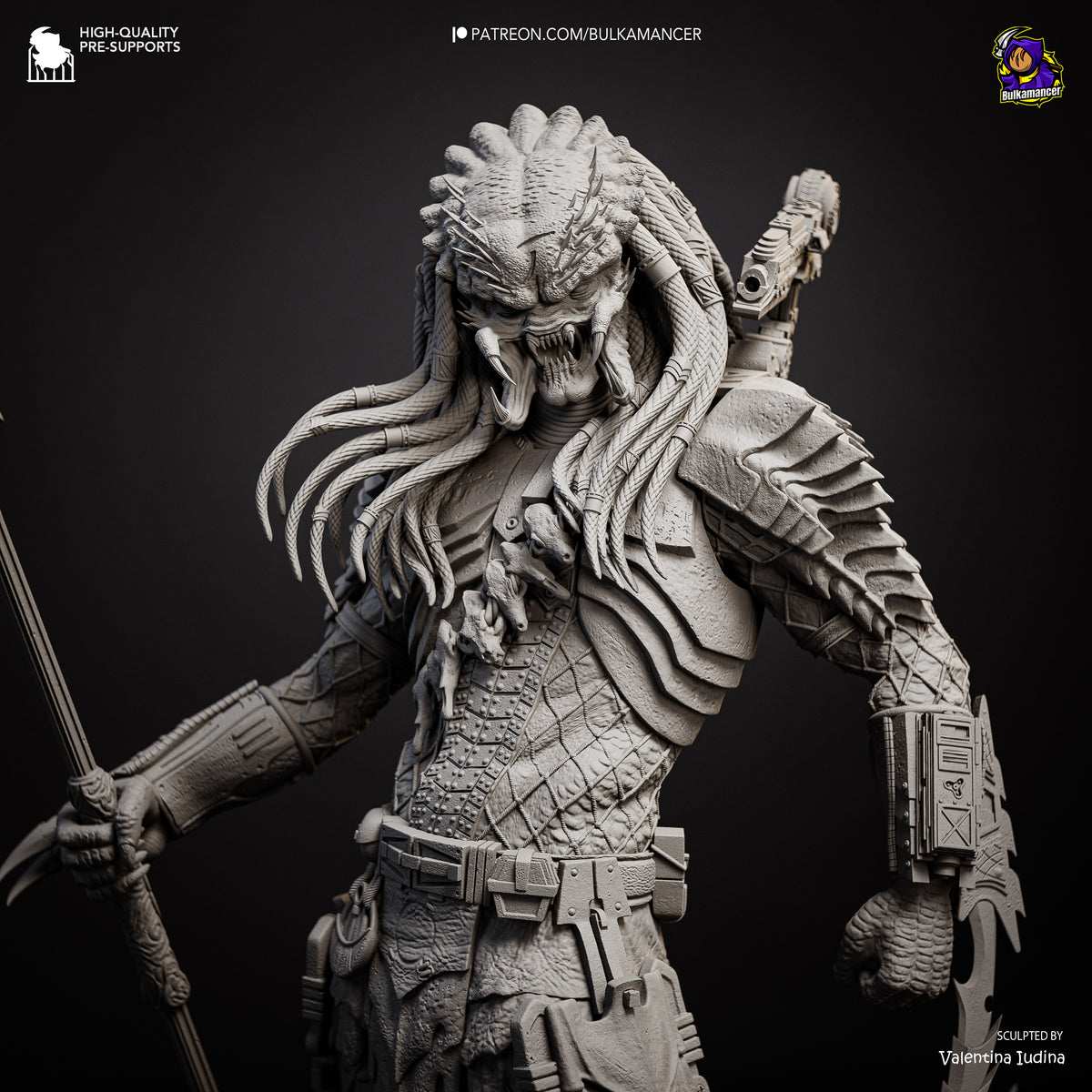 Predator Statue 3D-Printed Kit