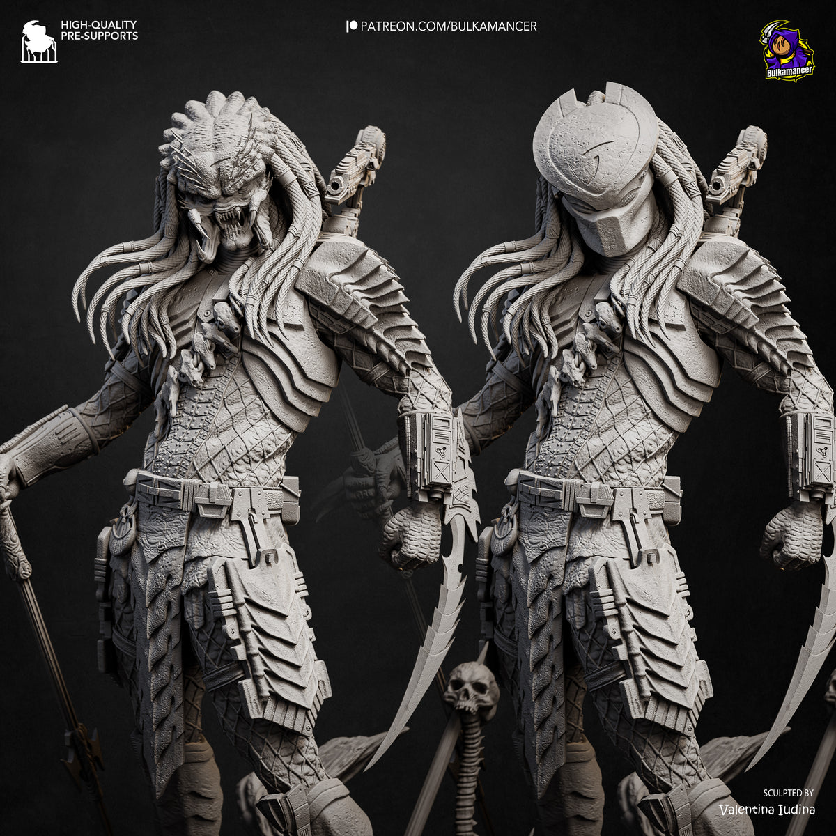 Predator Statue 3D-Printed Kit