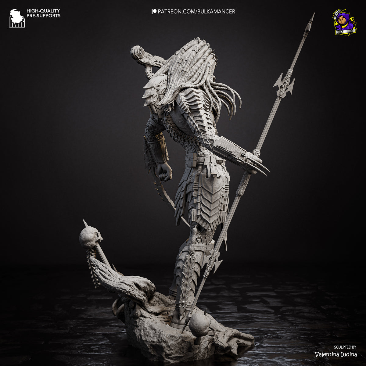 Predator Statue 3D-Printed Kit