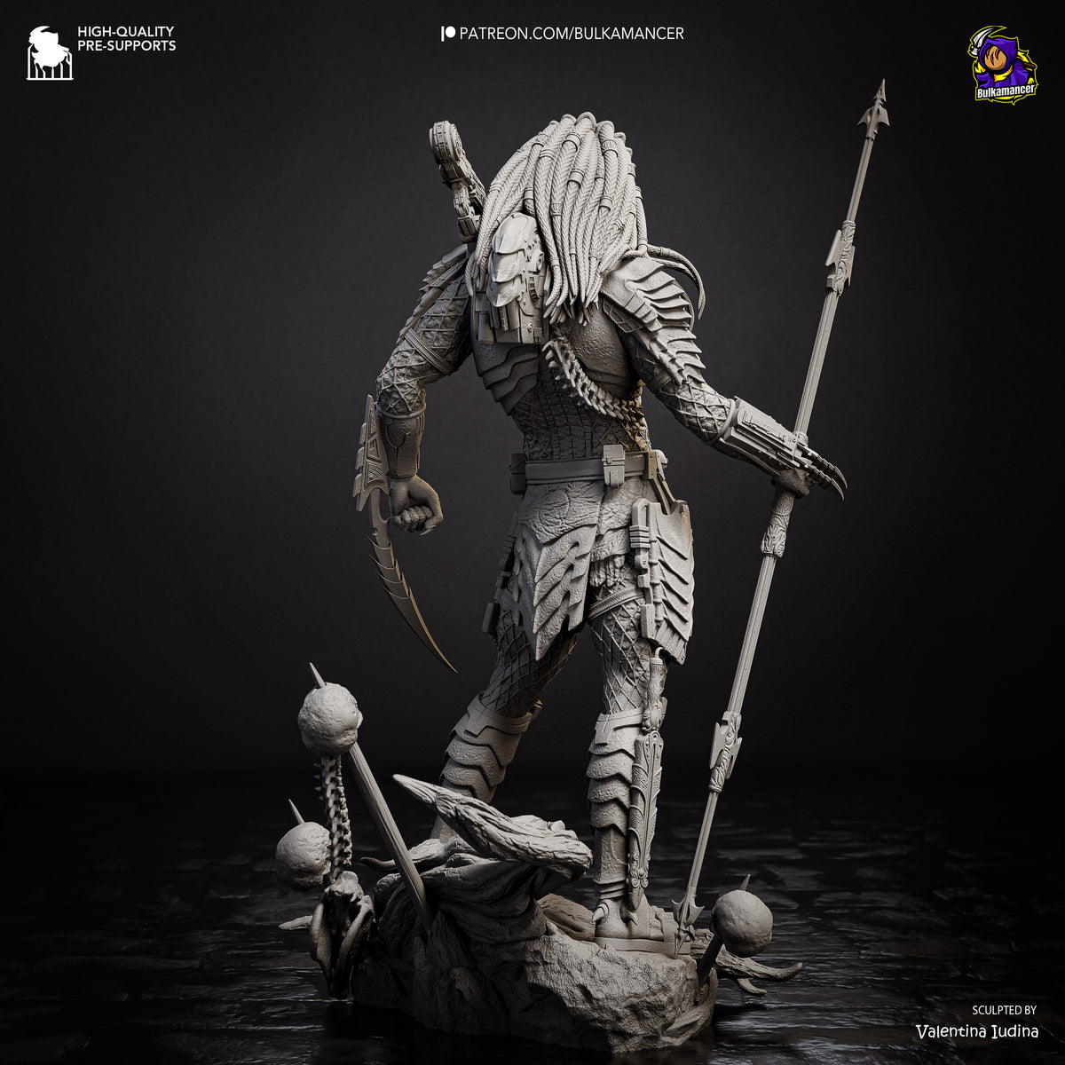 Predator Statue 3D-Printed Kit