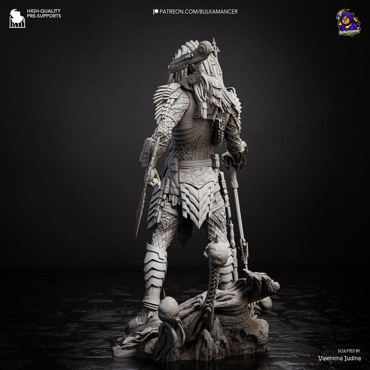 Predator Statue 3D-Printed Kit