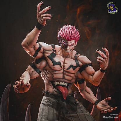 Ryomen Sukuna Statue 3D-Printed Kit