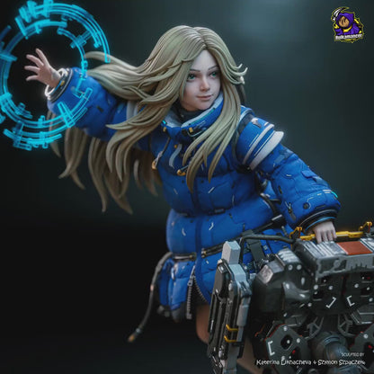 Diana (Pragmata) Statue 3D-Printed Kit