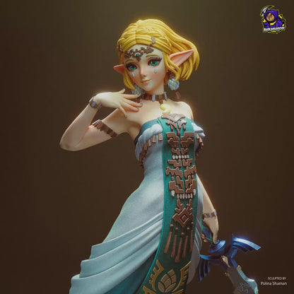 Zelda Statue 3D-Printed Kit