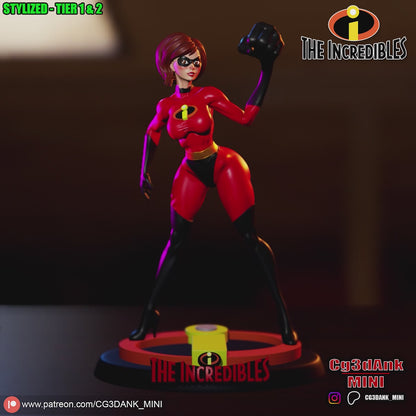 Elastigirl Statue