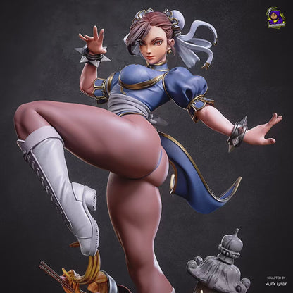Chun-Li Statue 3D-Printed Kit