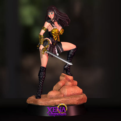 Xena - Warrior Parincess Statue 3D-Printed Kit