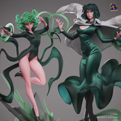 Fubuki And Tatsumaki Statue