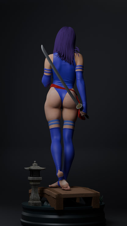 Psylocke Statue 3D-Printed Kit