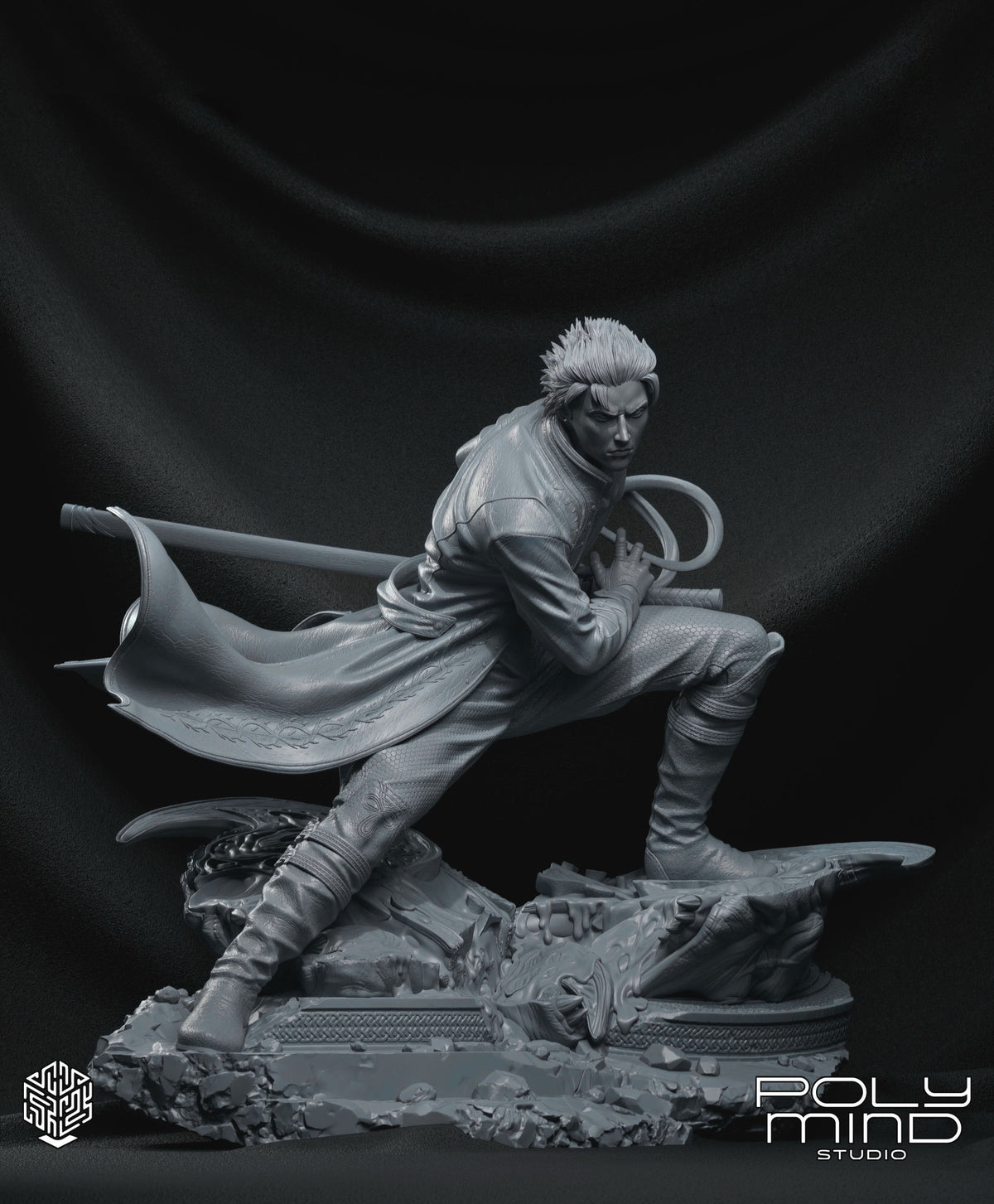 Vergil Statue 3D-Printed Kit