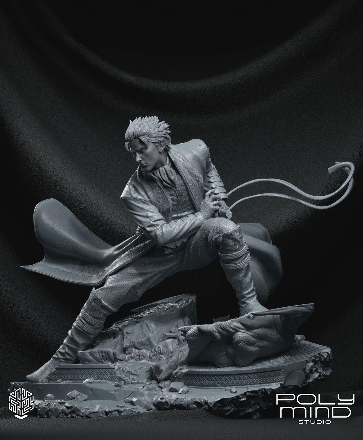 Vergil Statue 3D-Printed Kit