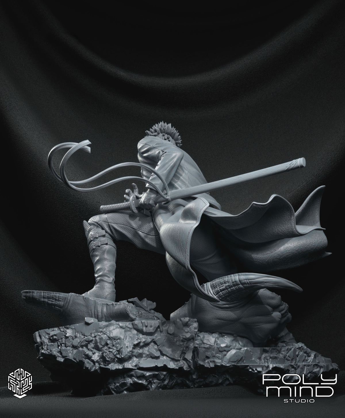 Vergil Statue 3D-Printed Kit