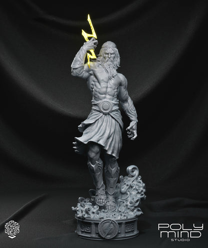 Zeus Statue 3D-Printed Kit