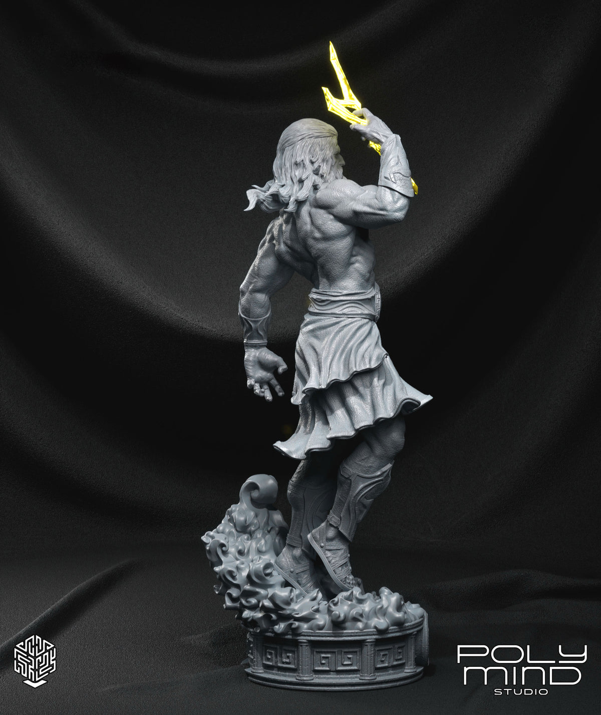 Zeus Statue 3D-Printed Kit
