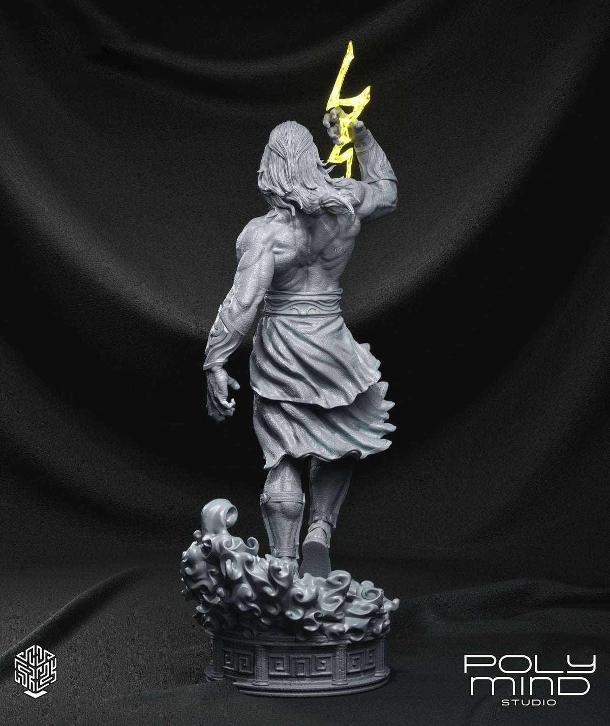 Zeus Statue 3D-Printed Kit