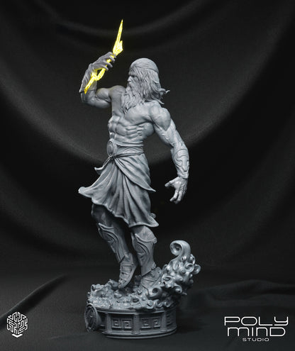 Zeus Statue 3D-Printed Kit
