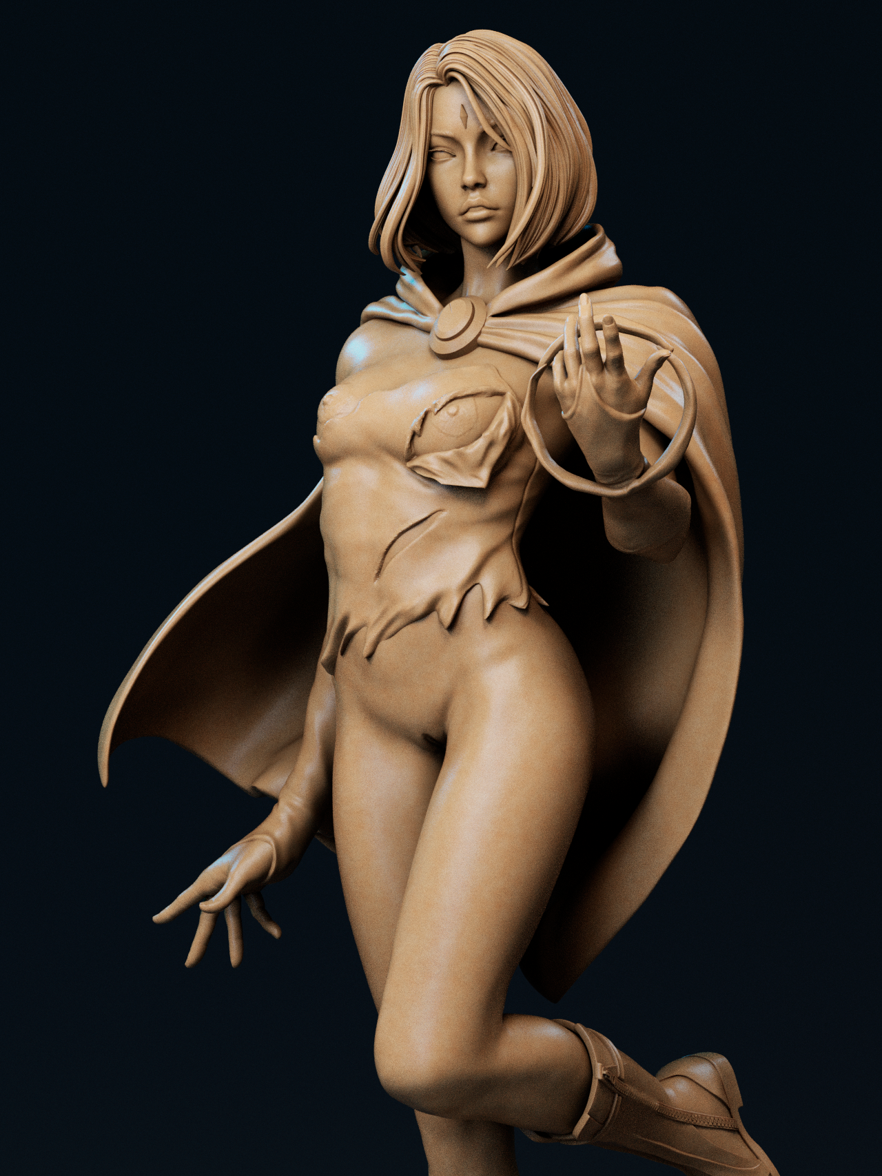 Raven Statue