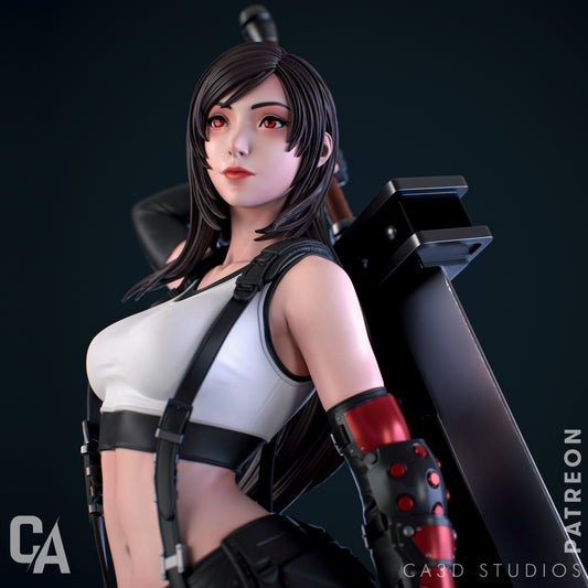 Tifa Lockhart Statue