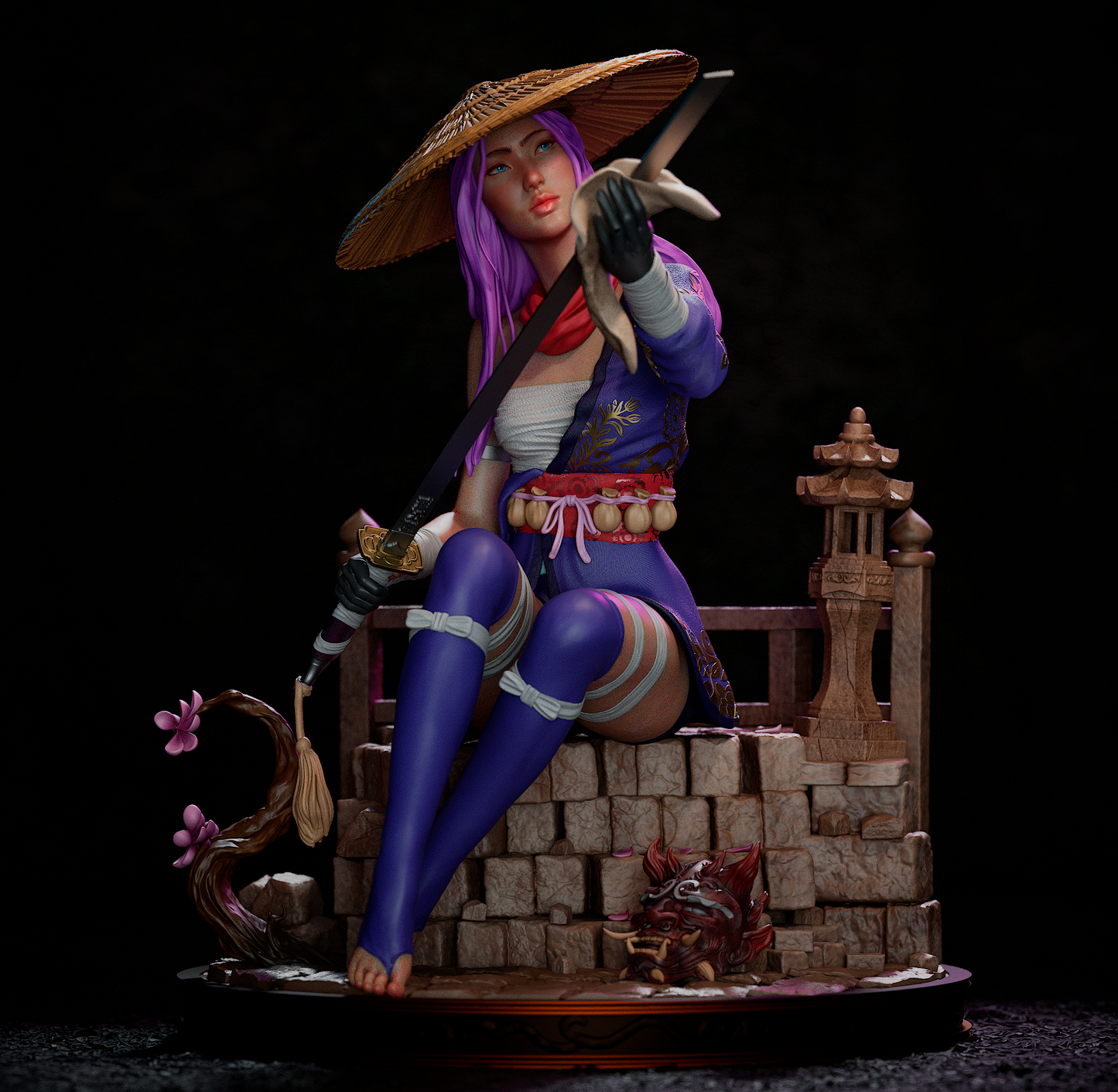 Psylocke Statue