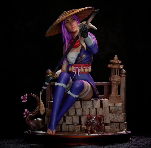 Psylocke Statue