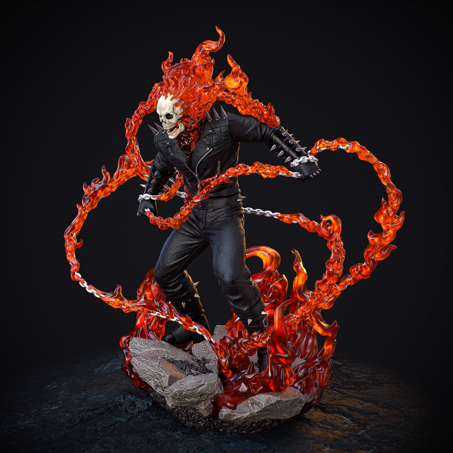 Ghost Rider Statue