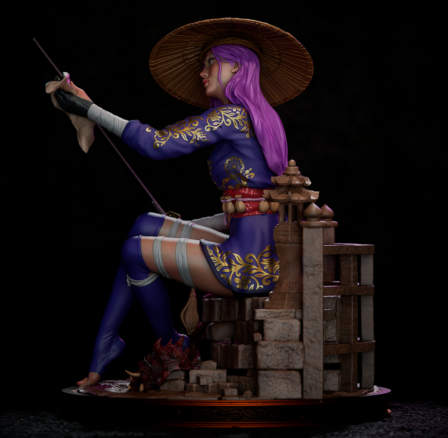 Psylocke Statue