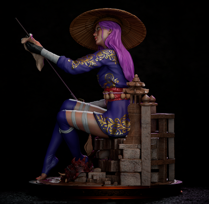 Psylocke Statue