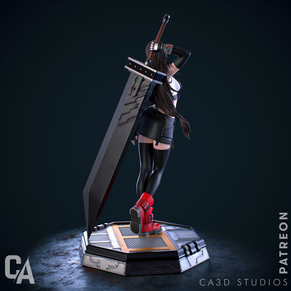 Tifa Lockhart Statue